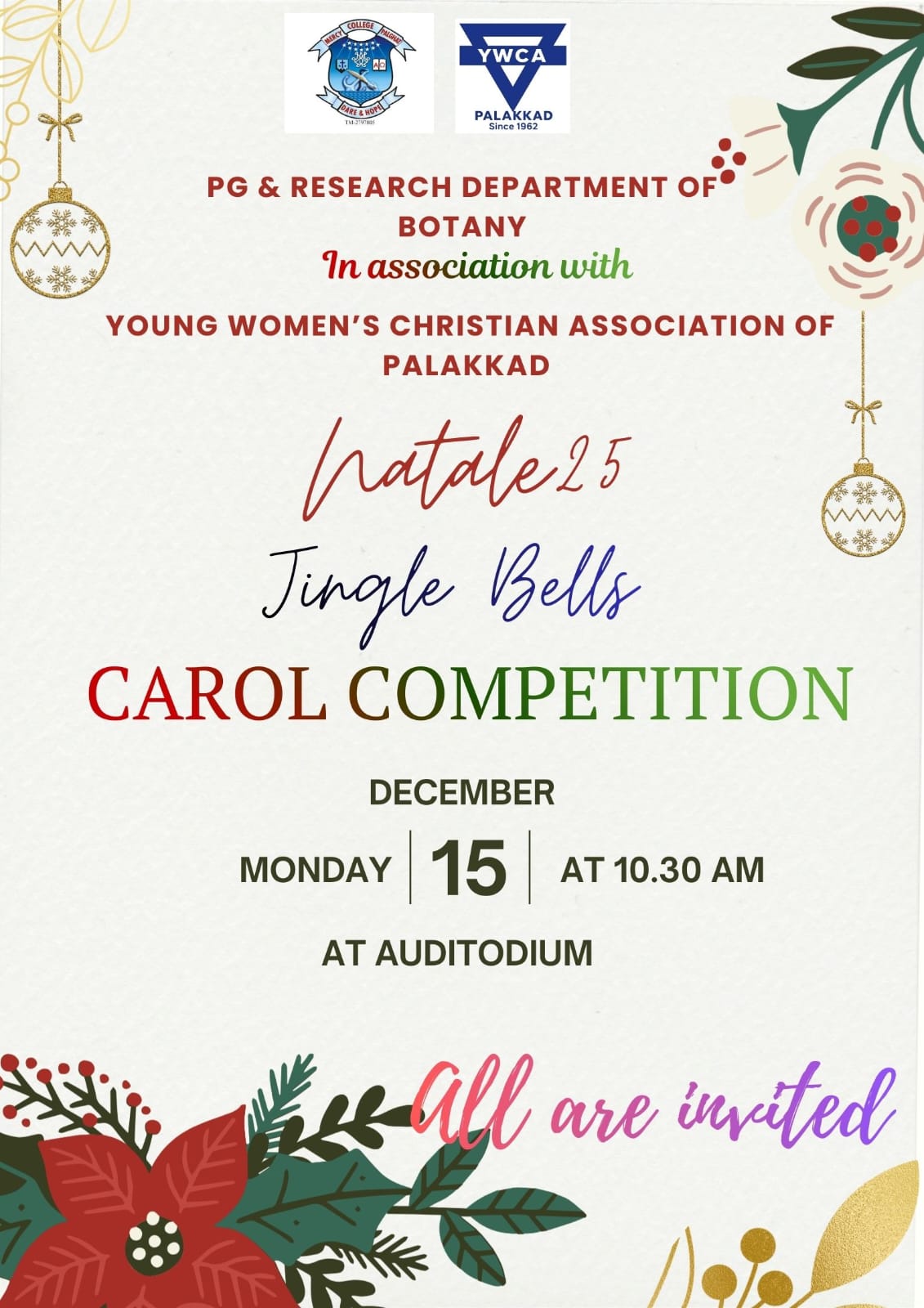 NATALE 25 - CAROL COMPETITION