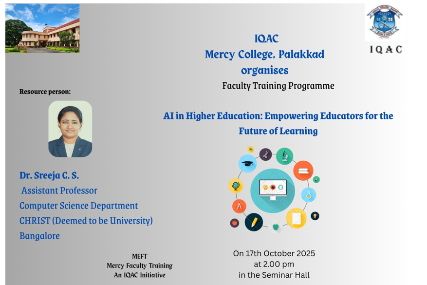 FACULTY TRAINING PROGRAMME.