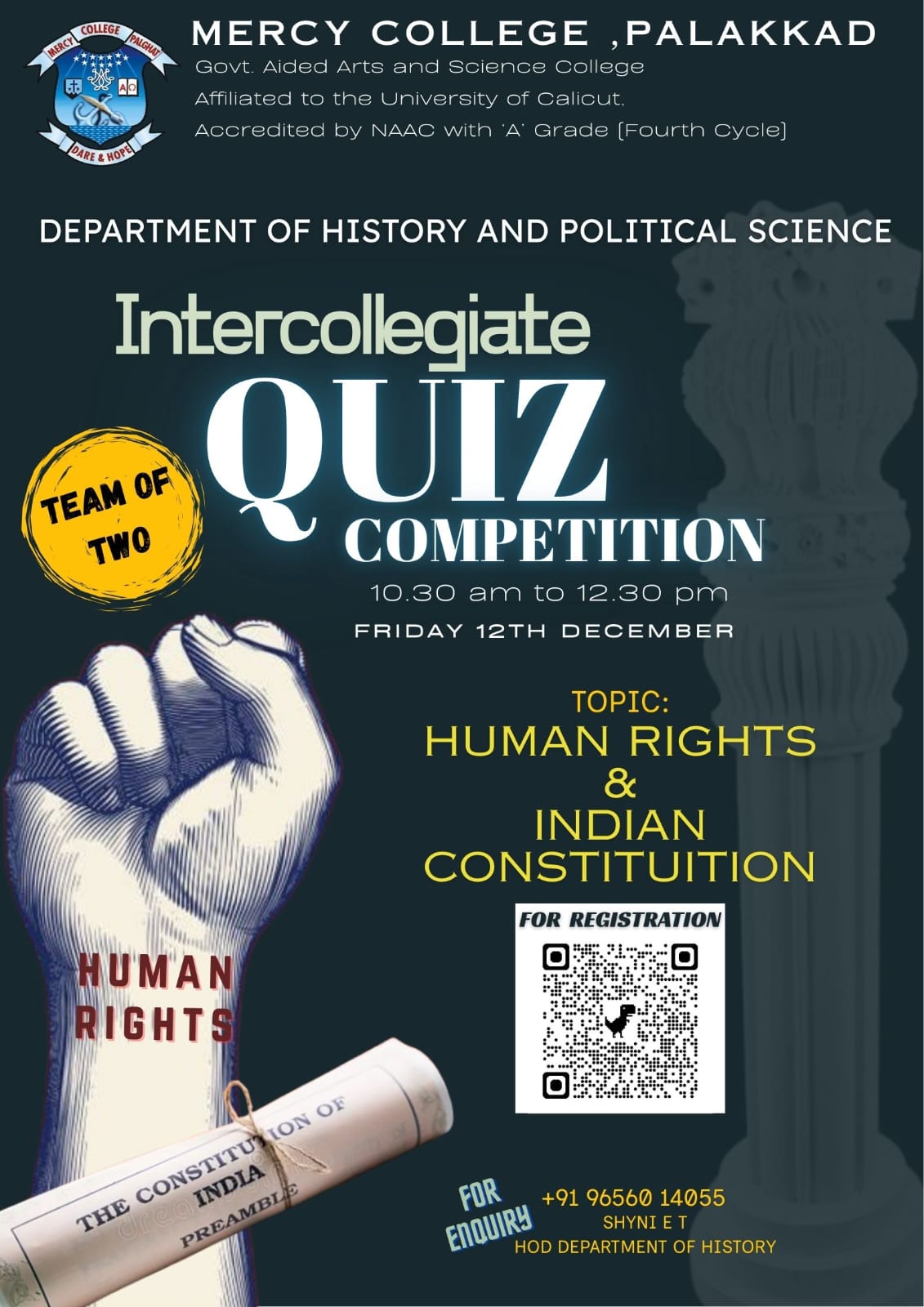 INTERCOLLEGIATE QUIZ COMPETITION