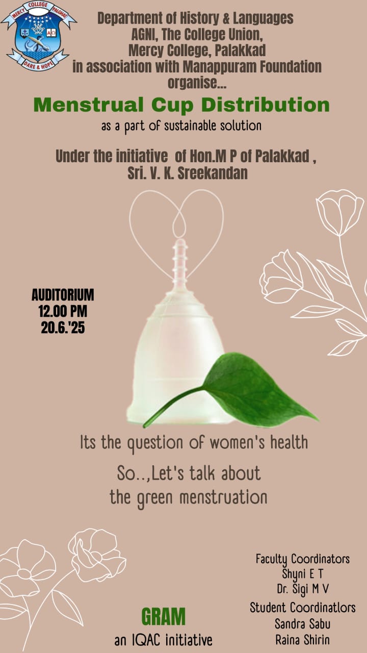 MENSTRUAL CUP DISTRIBUTION