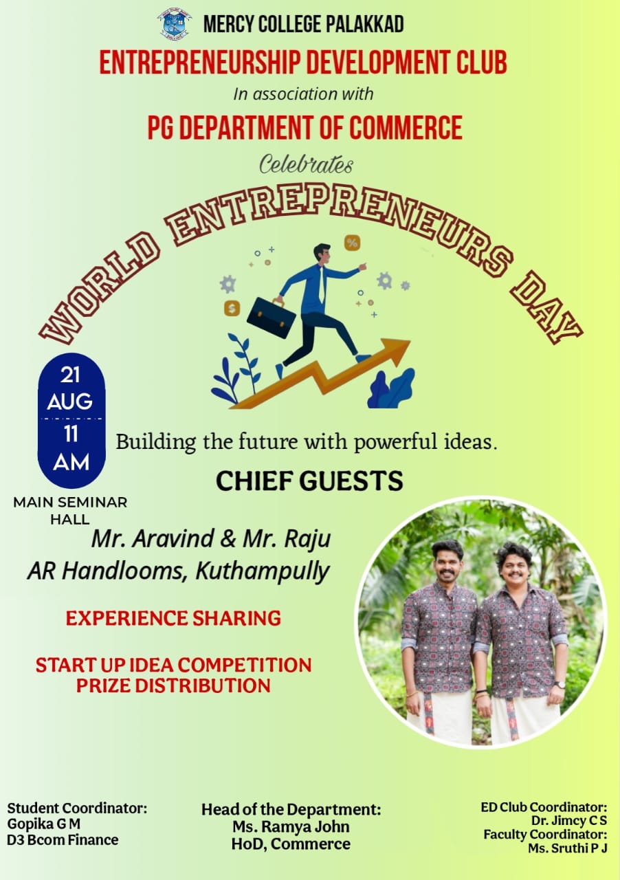 World Entrepreneurs Day Observation