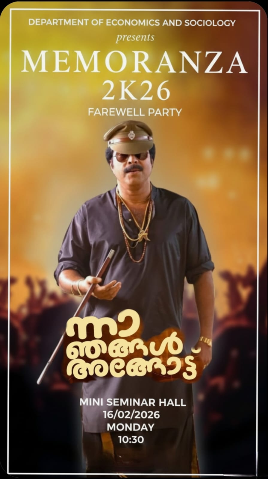 MEMORANZA -FAREWELL PARTY 