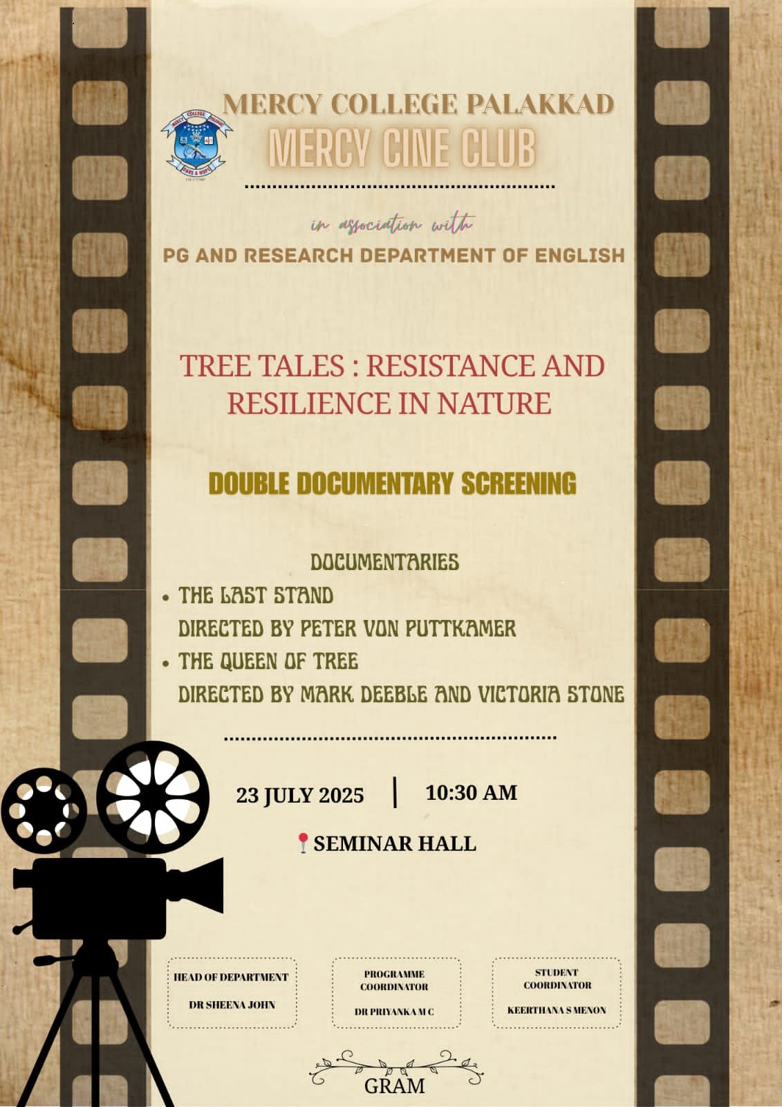 TREE TALES - DOUBLE DOCUMENTARY SCREENING