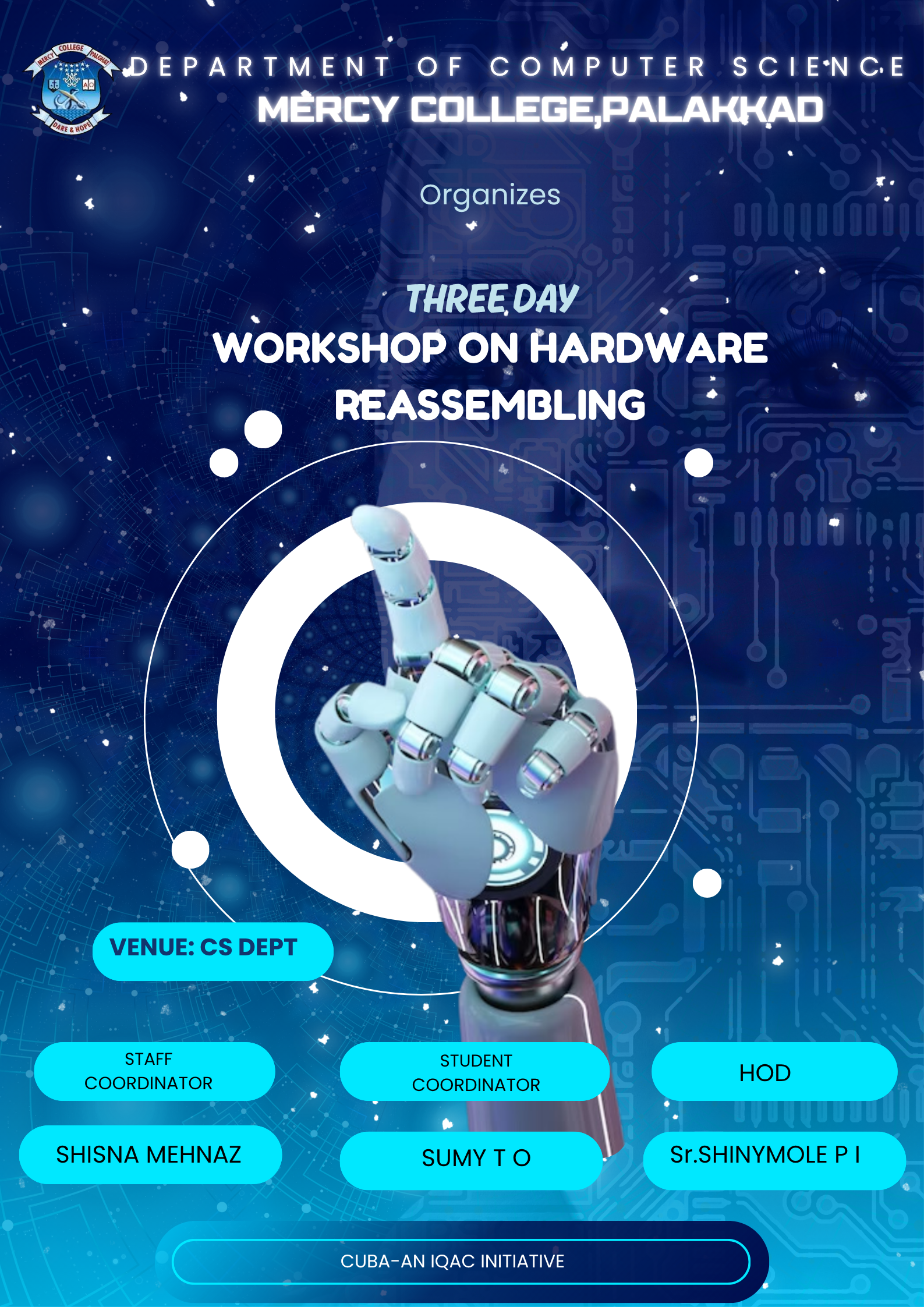 WORKSHOP ON HARDWARE ASSEMBLING.
