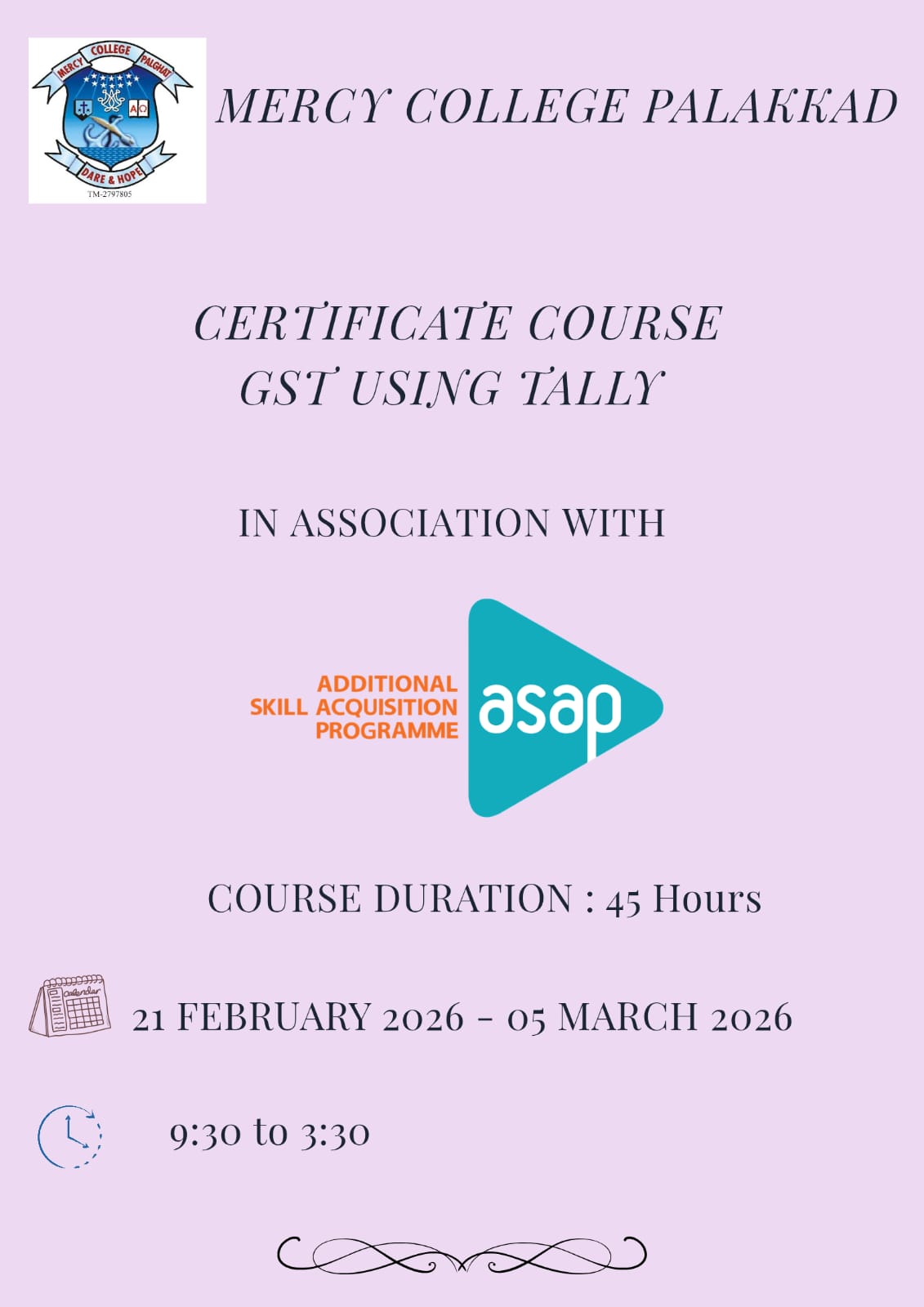 CERTIFICATE COURSE GST USING TALLY