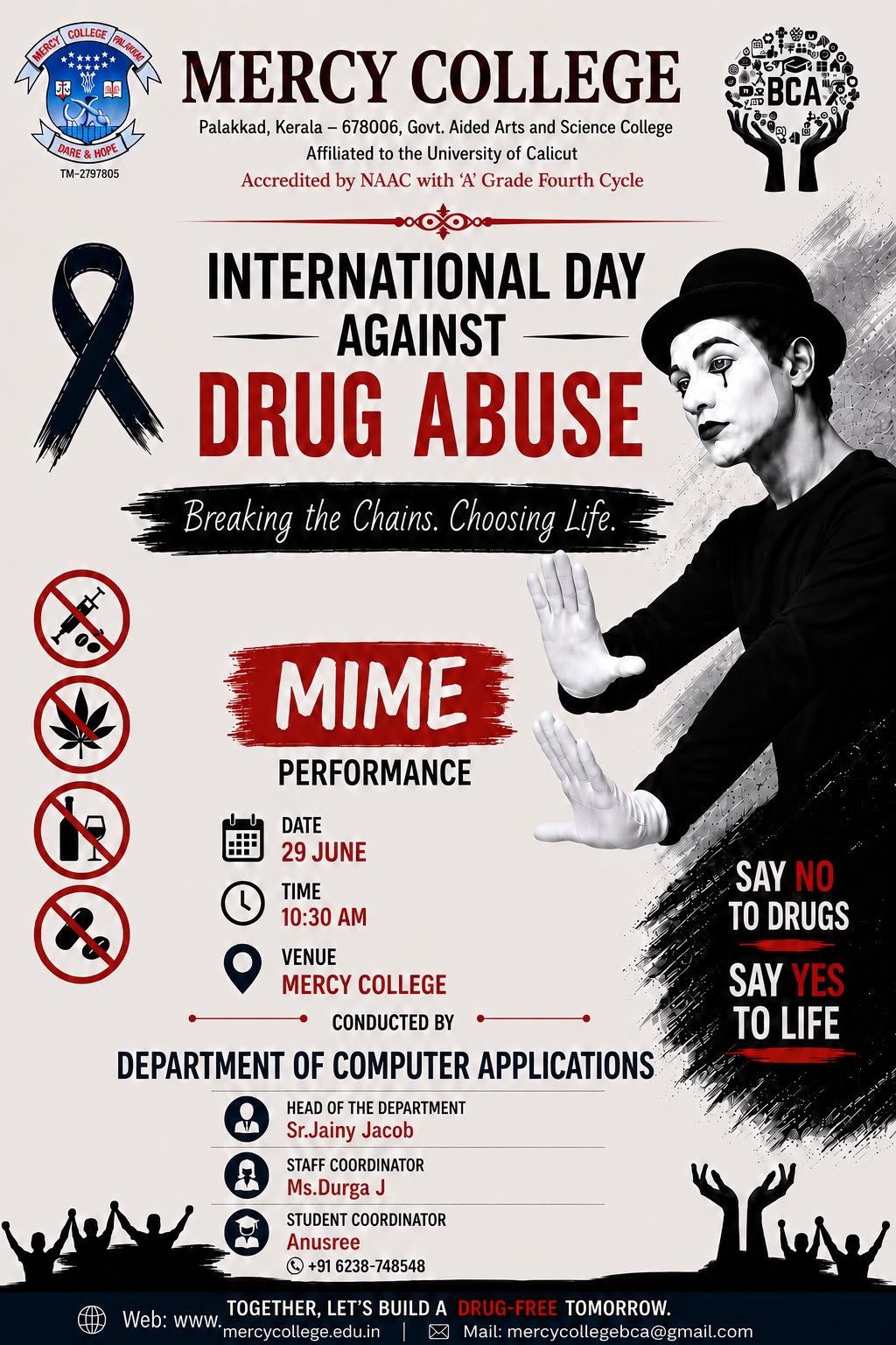 INTERNATIONAL DAY AGAINST DRUG ABUSE
