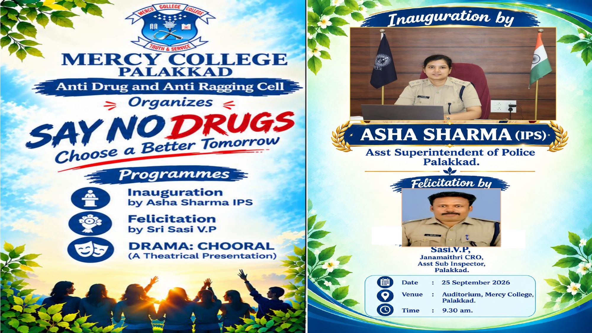 SAY NO TO DRUGS AWARENESS PROGRAMME & DRAMA "CHOORAL"