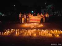 Department of History and Political Science of Mercy College, conducted a ‘Candle Light March’ under