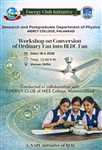 Workshop on Conversion of Ordinary Fan into BLDC Fan