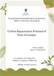 Carbon Sequestration Potentional of Trees in Campus