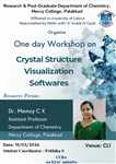 Workshop on Crystal Structure Visualization.