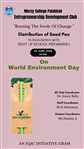 World Environment Day Observance – Distribution and Sale of Seed Pens.