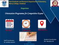 Orientation for Competitive Exam