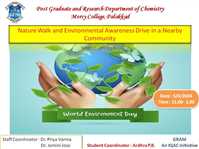 World Environment Day-Nature Walk and Environmental Awareness Drive in a Nearby Community 