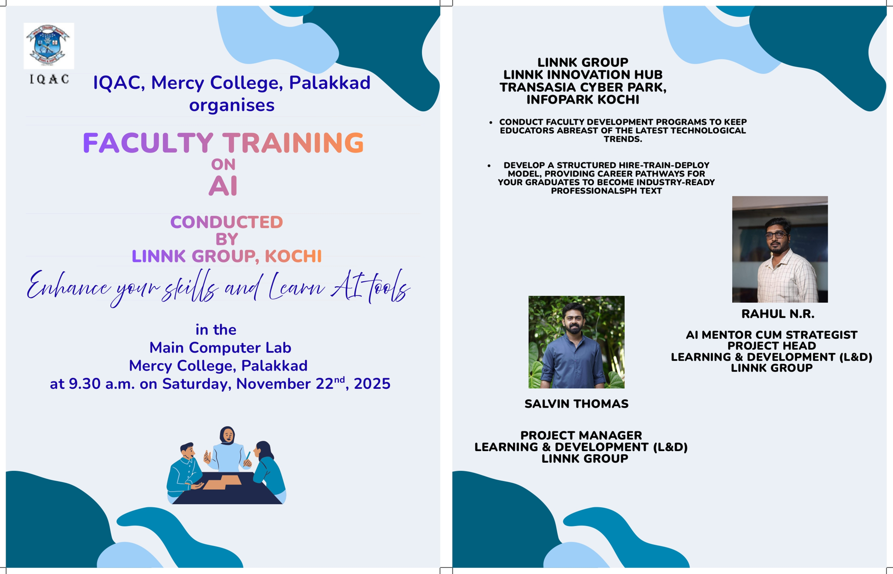 Faculty Training on AI